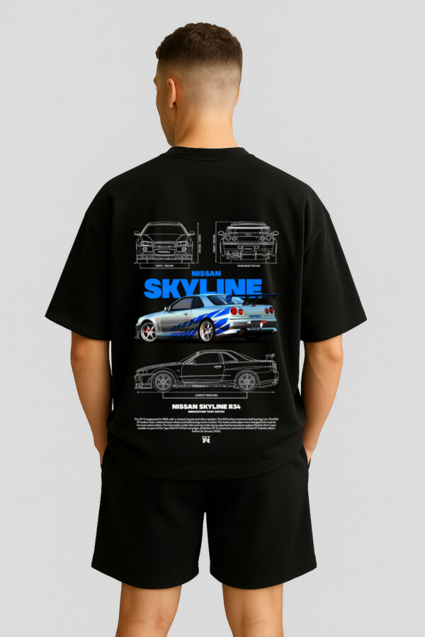 Nissan Skyline GT-R R34 Oversized Tshirt