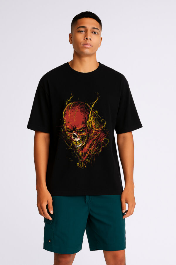 Crimson Flash Oversized Tshirt